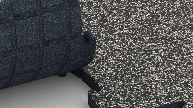Optimised jigsaw interlock without bevel