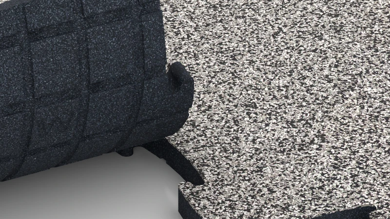 Optimised jigsaw interlock without bevel