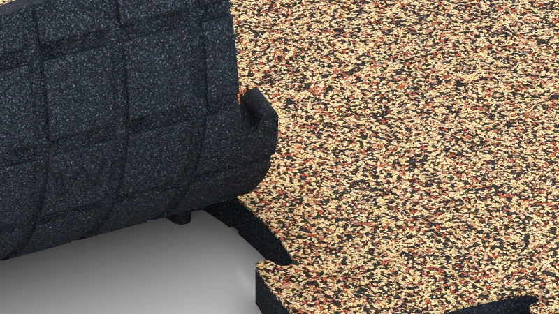 Optimised jigsaw interlock without bevel