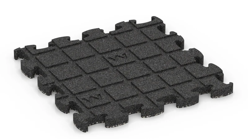 Optimised jigsaw interlock without bevel
