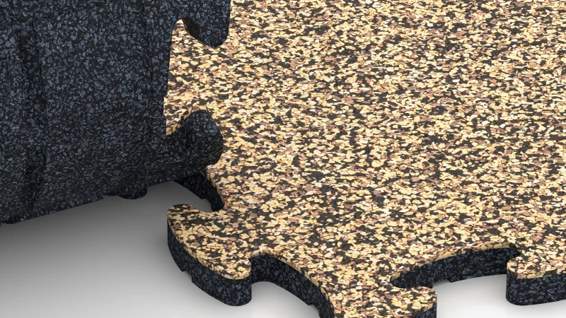Optimised jigsaw interlock without bevel