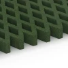 Großaufnahme vom Verbindungssystem von WARCO-Boden 7014 - Safety Grass Grid Mat im Farbdesign Grass green. Abmessungen 100 × 100 × 8 cm.
