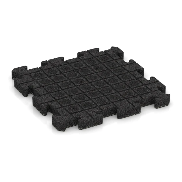 Aufsicht auf die Unterseite, also die Bodenseite von WARCO-Formteil 5899 - Outdoor Event Click Tile im Format 50 x 50 x 4 cm | 0,25 m².