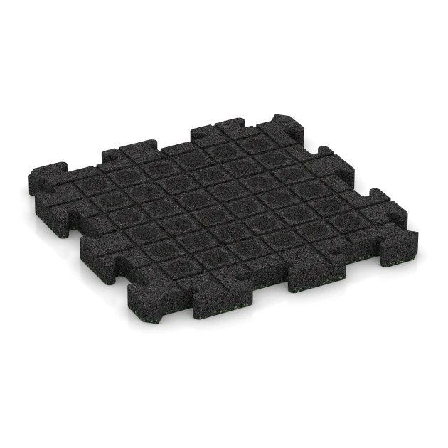 Aufsicht auf die Unterseite, also die Bodenseite von WARCO-Formteil 5902 - Outdoor Event Click Tile im Format 50 x 50 x 4 cm | 0,25 m².