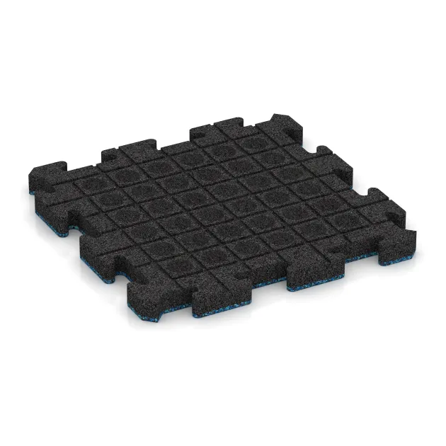 Aufsicht auf die Unterseite, also die Bodenseite von WARCO-Formteil 2886 - Paving slab im Format 500 x 500 x 40 mm.