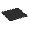 Aufsicht auf die Unterseite, also die Bodenseite von WARCO-Formteil 3407 - Fitness Floor Protection Mat HD im Format 1000 x 1000 x 40 mm.