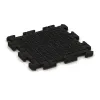 Aufsicht auf die Unterseite, also die Bodenseite von WARCO-Formteil 4116 - Rubber sports surface HD im Format 500 x 500 x 30 mm.