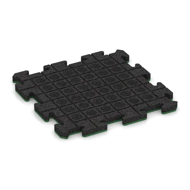 Aufsicht auf die Unterseite, also die Bodenseite von WARCO-Formteil 5297 - Pool Decking Tile im Format 500 x 500 x 30 mm.