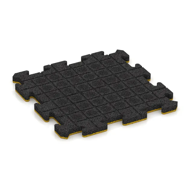 Aufsicht auf die Unterseite, also die Bodenseite von WARCO-Formteil 5293 - Pool Decking Tile im Format 500 x 500 x 30 mm.