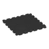 Aufsicht auf die Unterseite, also die Bodenseite von WARCO-Formteil 5810 - Fitness Floor Protection Mat im Format 1000 x 1000 x 30 mm.
