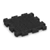 Aufsicht auf die Unterseite, also die Bodenseite von WARCO-Formteil 4563 - Rubber sports surface HD im Format 500 x 500 x 50 mm.