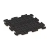 Aufsicht auf die Unterseite, also die Bodenseite von WARCO-Formteil 0043 - Balcony tile 1.8 cm – weatherproof im Format 500 x 500 x 18 mm.