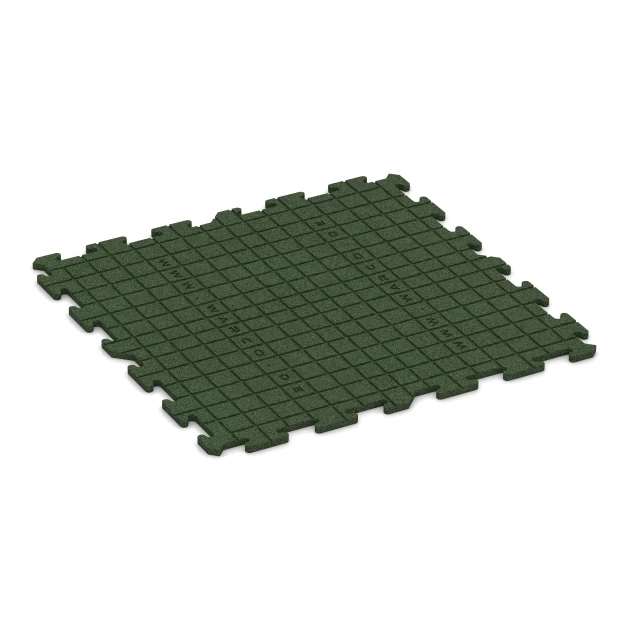 Aufsicht auf die Unterseite, also die Bodenseite von WARCO-Formteil 3955 - Dog floor tile im Format 100 x 100 x 1,8 cm | 1,00 m².