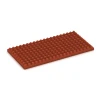 Aufsicht auf die Unterseite, also die Bodenseite von WARCO-Formteil 3644 - Luxury stable mat im Format 100 × 50 × 5,5 cm.