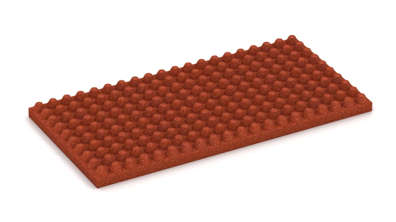 Structure of 23 mm high truncated cones