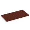 Aufsicht auf die Unterseite, also die Bodenseite von WARCO-Formteil 6649 - Stable Comfort Tile im Format 100 x 50 x 5 cm.