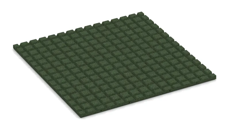 Structure of 15 mm high truncated pyramids