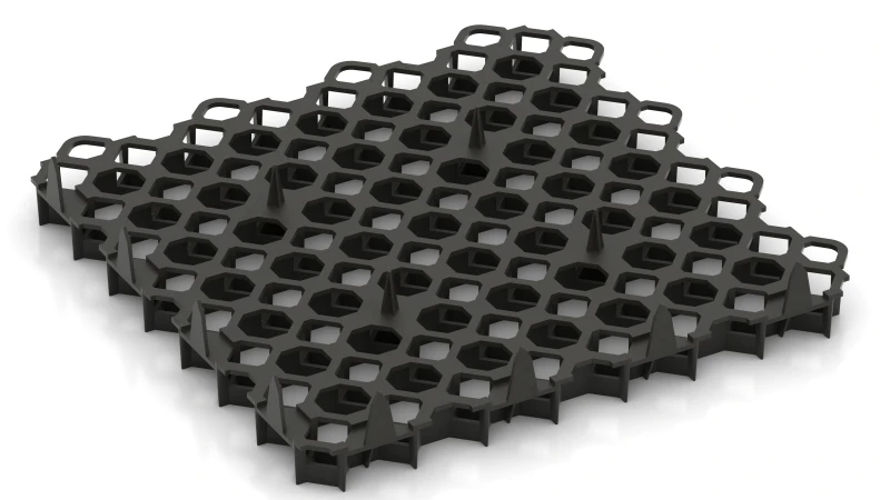 Grass Grid with Ground Spikes