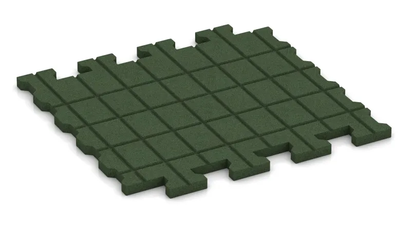 Drainage channels in square pattern - 6 mm wide