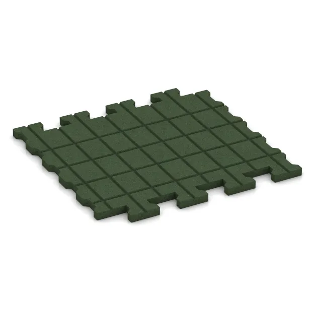 Aufsicht auf die Unterseite, also die Bodenseite von WARCO-Formteil 3547 - Interlocking paver mat im Format 1120 x 1000 x 43 mm.