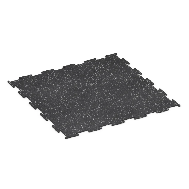 Aufsicht auf die Unterseite, also die Bodenseite von WARCO-Formteil 6452 - Fitness Floor Compact im Format 100 × 100 × 0,8 cm.