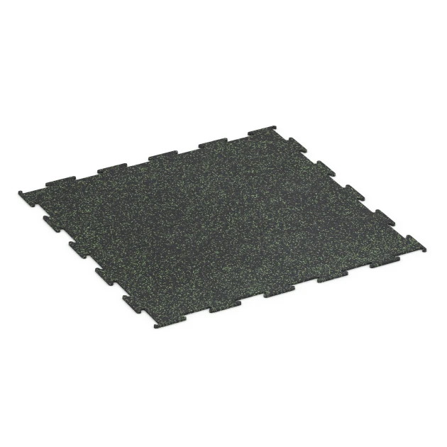 Aufsicht auf die Unterseite, also die Bodenseite von WARCO-Formteil 6453 - Fitness Floor Compact im Format 100 × 100 × 0,8 cm.