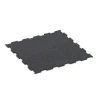 Aufsicht auf die Unterseite, also die Bodenseite von WARCO-Formteil 6456 - Fitness Floor Compact im Format 50 × 50 × 0,8 cm.