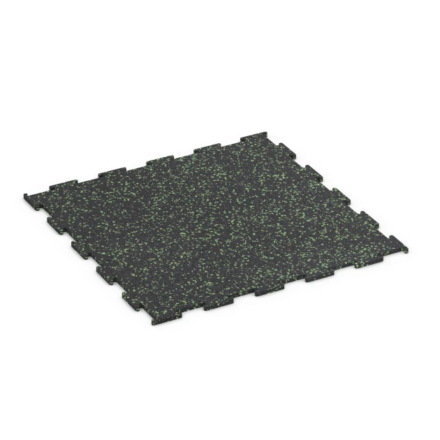 Aufsicht auf die Unterseite, also die Bodenseite von WARCO-Formteil 6459 - Fitness Floor Compact im Format 50 × 50 × 0,8 cm.