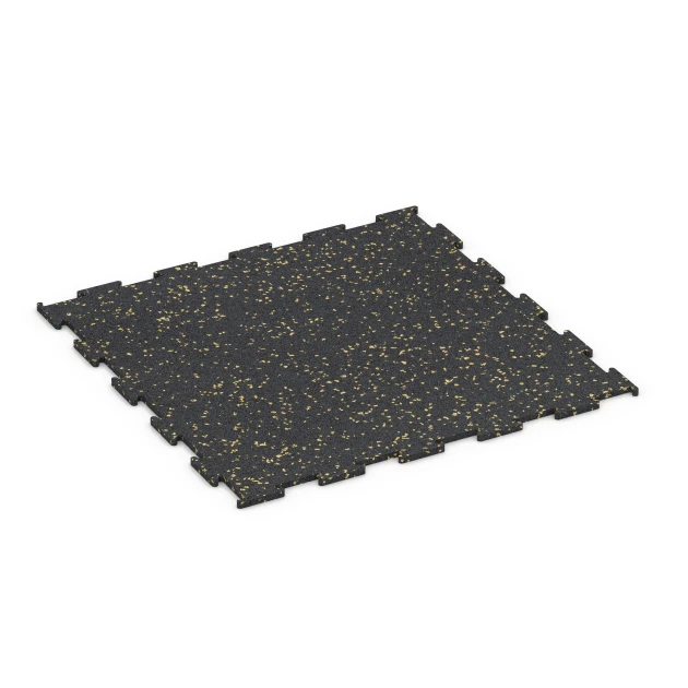 Aufsicht auf die Unterseite, also die Bodenseite von WARCO-Formteil 6460 - Fitness Floor Compact im Format 50 × 50 × 0,8 cm.