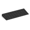 Aufsicht auf die Unterseite, also die Bodenseite von WARCO-Formteil 2548 - Transition ramp 75 cm im Format 75 x 30 cm | 8 < 65 mm.