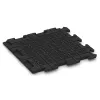 Aufsicht auf die Unterseite, also die Bodenseite von WARCO-Formteil 1160 - Terrace tile Classic im Format 500 x 500 x 30 mm.