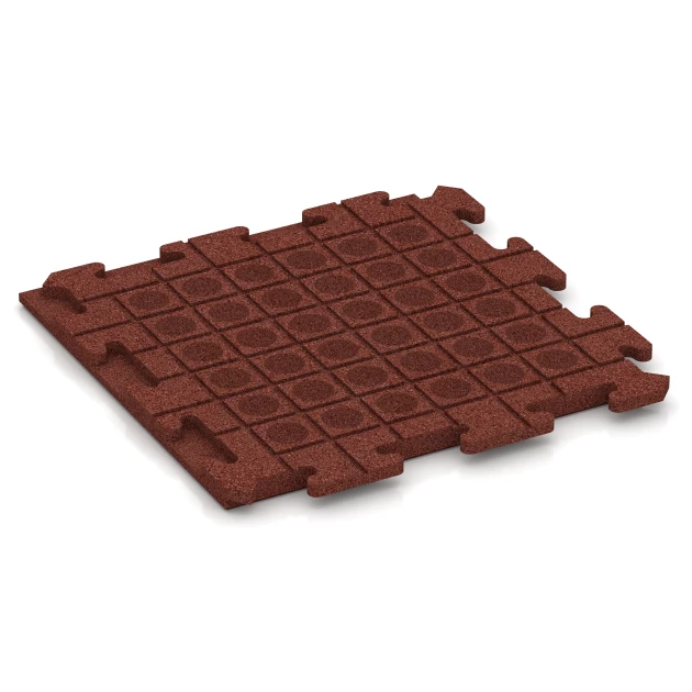 Aufsicht auf die Unterseite, also die Bodenseite von WARCO-Formteil 1247 - Outdoor Tile Classic im Format 50 x 50 x 3 cm | 0,25 m².