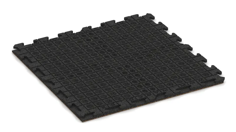 Drainage channels and domes in a square pattern