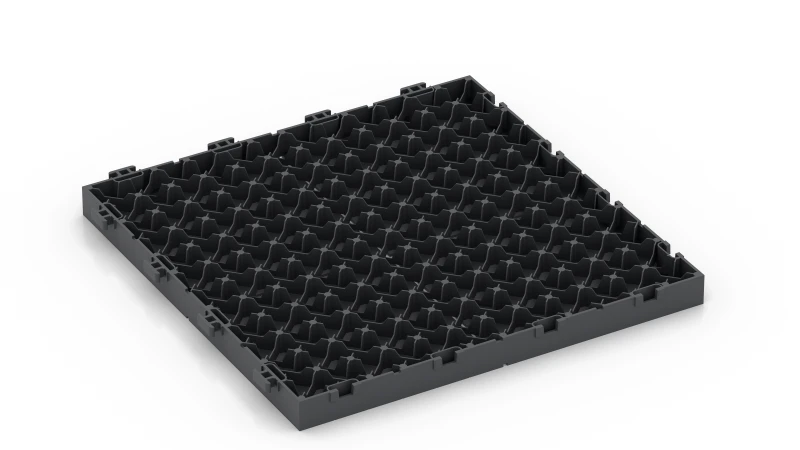 Grid Structure with Support Feet