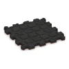 Aufsicht auf die Unterseite, also die Bodenseite von WARCO-Formteil 5743 - Exhibition floor interlocking tile im Format 30,6 x 30,6 x 2 cm | 0,094 m².