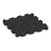 Aufsicht auf die Unterseite, also die Bodenseite von WARCO-Formteil 3726 - Fitness Mat Premium 2 cm im Format 30,6 x 30,6 x 2 cm | 0,094 m².