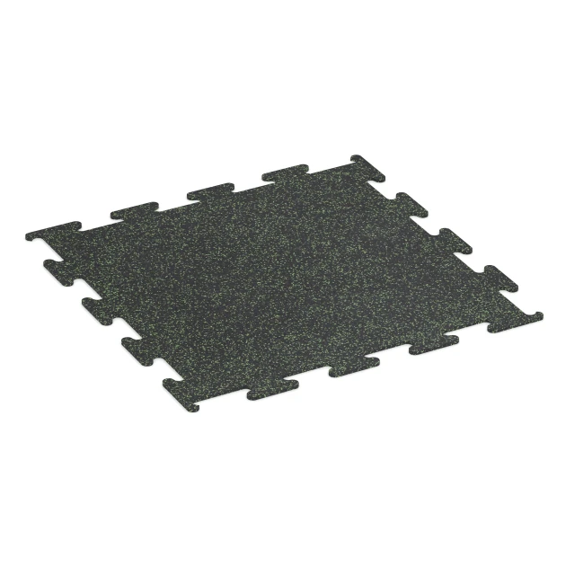 Aufsicht auf die Unterseite, also die Bodenseite von WARCO-Formteil 3755 - Fitness Performance Elite Training Floor im Format 100 x 100 x 1 cm.