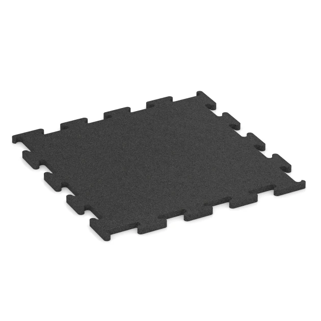 Aufsicht auf die Unterseite, also die Bodenseite von WARCO-Formteil 6154 - Fitness Performance Elite Training Floor im Format 50 x 50 x 1,5 cm | 0,25 m².