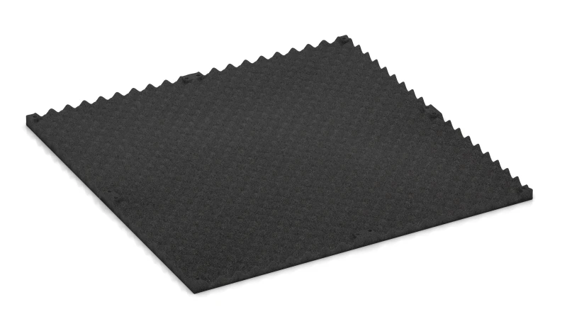 Tile with Domed Nub Support