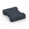 Aufsicht auf die Unterseite, also die Bodenseite von WARCO-Formteil 7071 - Block Paving im Format 20 x 16,5 x 4,5 cm | 0,0278 m².