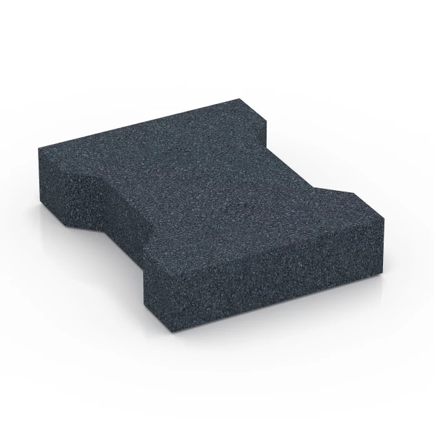 Aufsicht auf die Unterseite, also die Bodenseite von WARCO-Formteil 7071 - Block Paving im Format 20 x 16,5 x 4,5 cm | 0,0278 m².