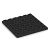 Aufsicht auf die Unterseite, also die Bodenseite von WARCO-Formteil 6134 - Playground safety tile – CFH 125 cm im Format 50 x 50 x 4 cm.