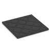 Aufsicht auf die Unterseite, also die Bodenseite von WARCO-Formteil 6415 - Playground safety tile – CFH 90 cm im Format 50 x 50 x 3 cm | 0,25 m².