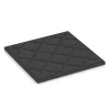 Aufsicht auf die Unterseite, also die Bodenseite von WARCO-Formteil 6419 - Playground safety tile – CFH 90 cm im Format 50 x 50 x 3 cm | 0,25 m².