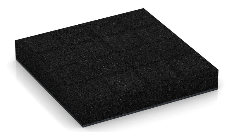 Support Pads with Drainage Channels