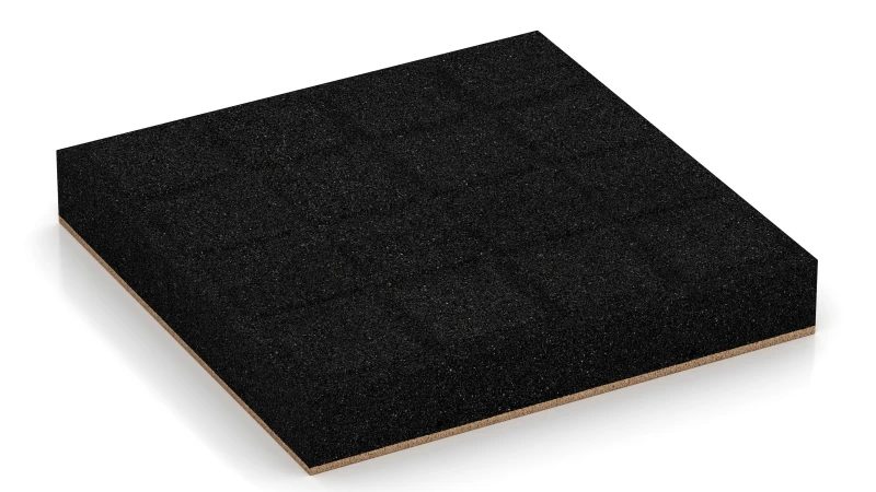 Support Pads with Drainage Channels