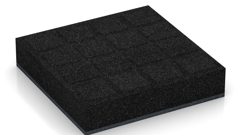 Support Pads with Drainage Channels