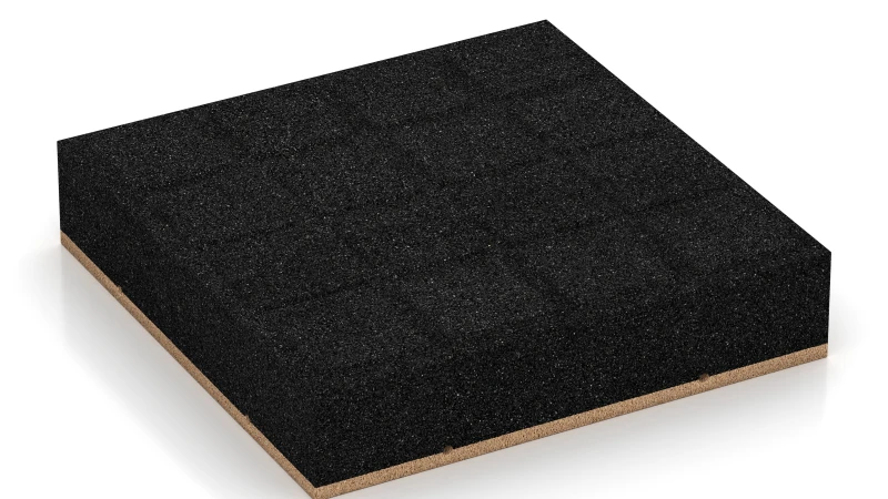 Support Pads with Drainage Channels