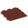 Aufsicht auf die Unterseite, also die Bodenseite von WARCO-Formteil 6976 - Fitness Floor Tile Classic im Format 50 x 50 x 3 cm | 0,25 m².