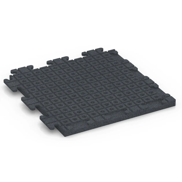 Aufsicht auf die Unterseite, also die Bodenseite von WARCO-Formteil 7055 - Patio Tile Linea im Format 50 x 50 x 3 cm | 0,25 m².